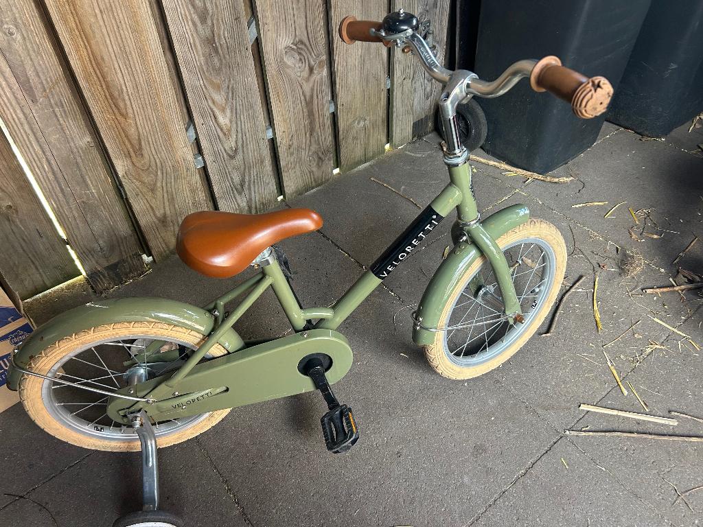Veloretti fiets, Ophalen, Zijwieltjes, Veloretti, 16 tot 20 inch