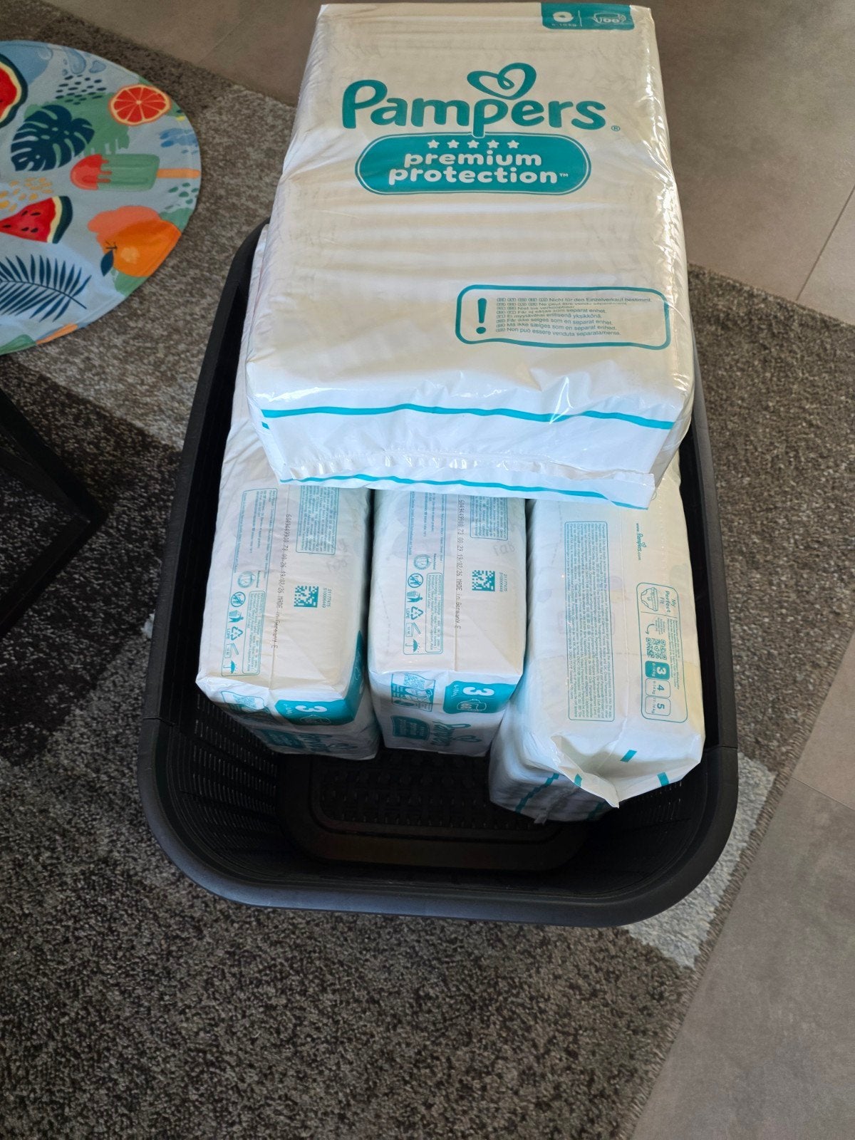 Pampers Premium Protection Luiers Maat 3 (6-10 kg), Ophalen, Nieuw