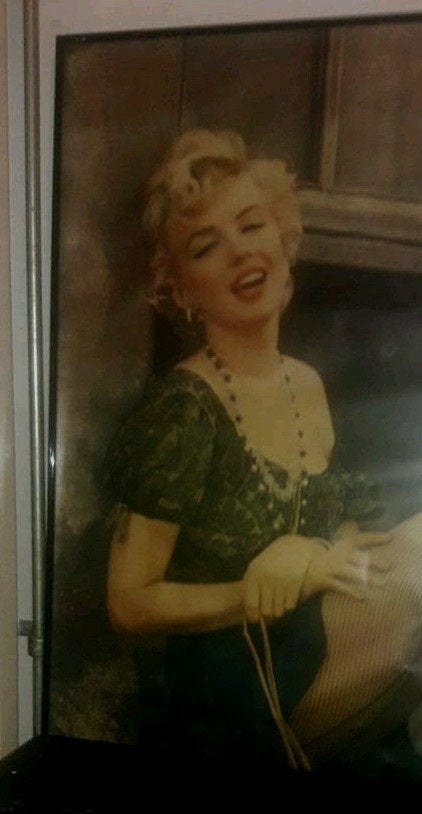 marilyn monroe poster/foto, Rechthoekig Staand, Met lijst, Deurposter of groter, Ophalen of Verzenden
