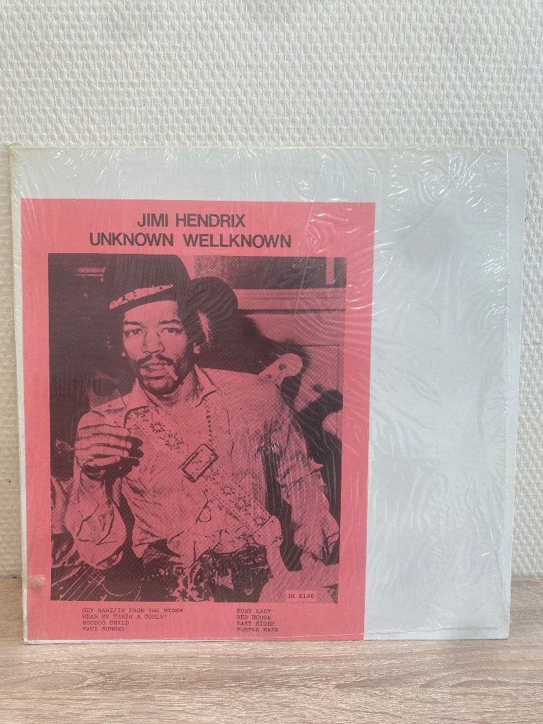 Jimi Hendrix - unknown wellknown - rare paarse inlay, LP, Ophalen of Verzenden, Zo goed als nieuw, 12 inch