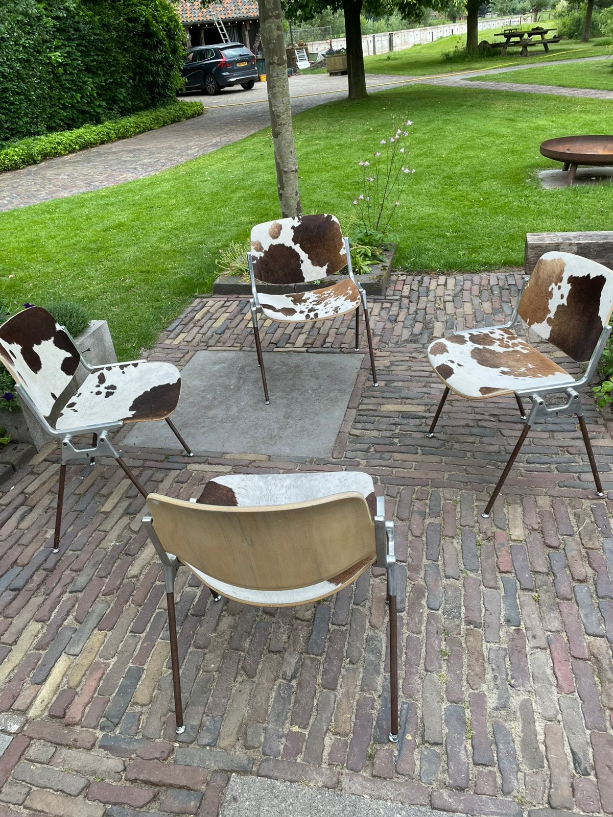 Jec Castelli  Italy refurbished stoelen, Ophalen, Overige kleuren, Zo goed als nieuw, Vier