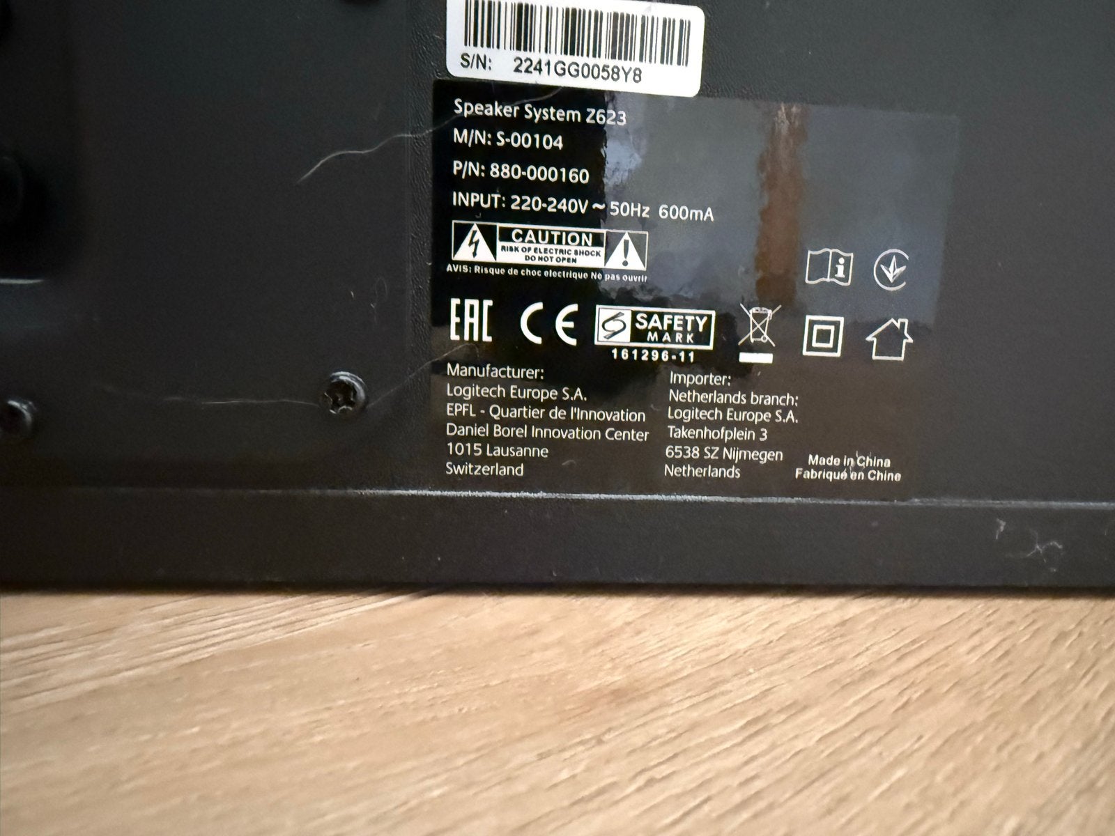 Logitech Z623 THX 2.1 Luidsprekersysteem, Computers en Software, Pc speakers, Ophalen, Gebruikt, Audiokanaal 2.1