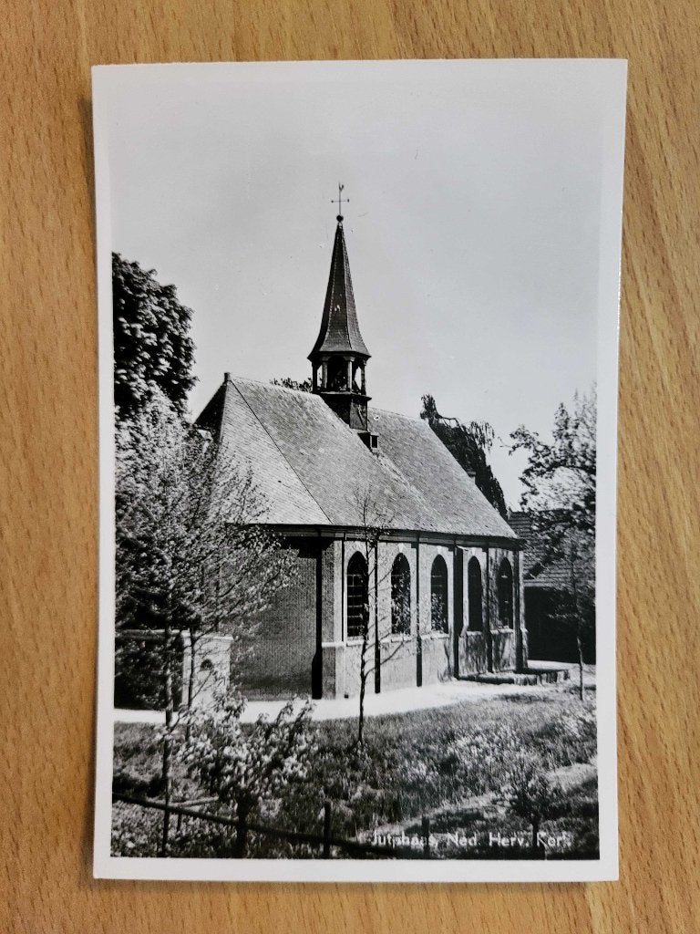 ansicht JUTPHAAS Kerk, Verzamelen, Ophalen of Verzenden, Voor 1920, Utrecht