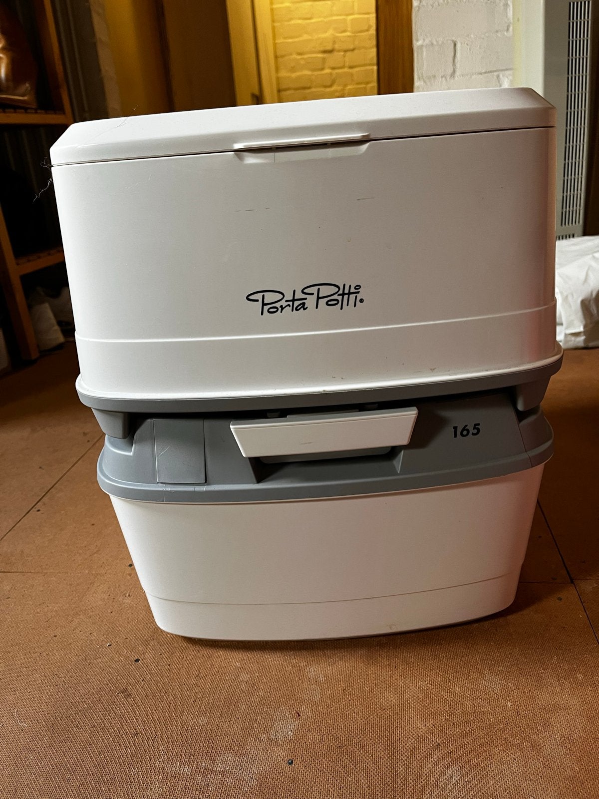 Thetford Porta Potti 165 draagbaar toilet, Caravans en Kamperen, Kampeeraccessoires, Ophalen of Verzenden, Zo goed als nieuw