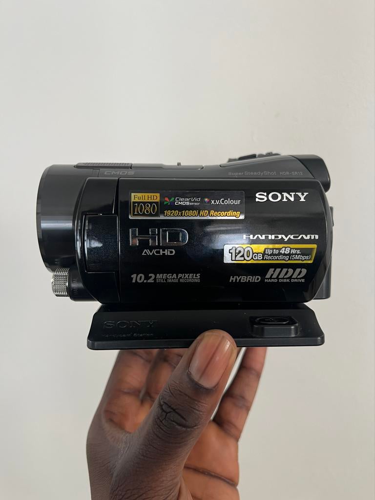 Sony Handycam HDR-SR12E Full HD Camcorder, Audio, Tv en Foto, Videocamera's Digitaal, Zo goed als nieuw, Camera, Harde schijf