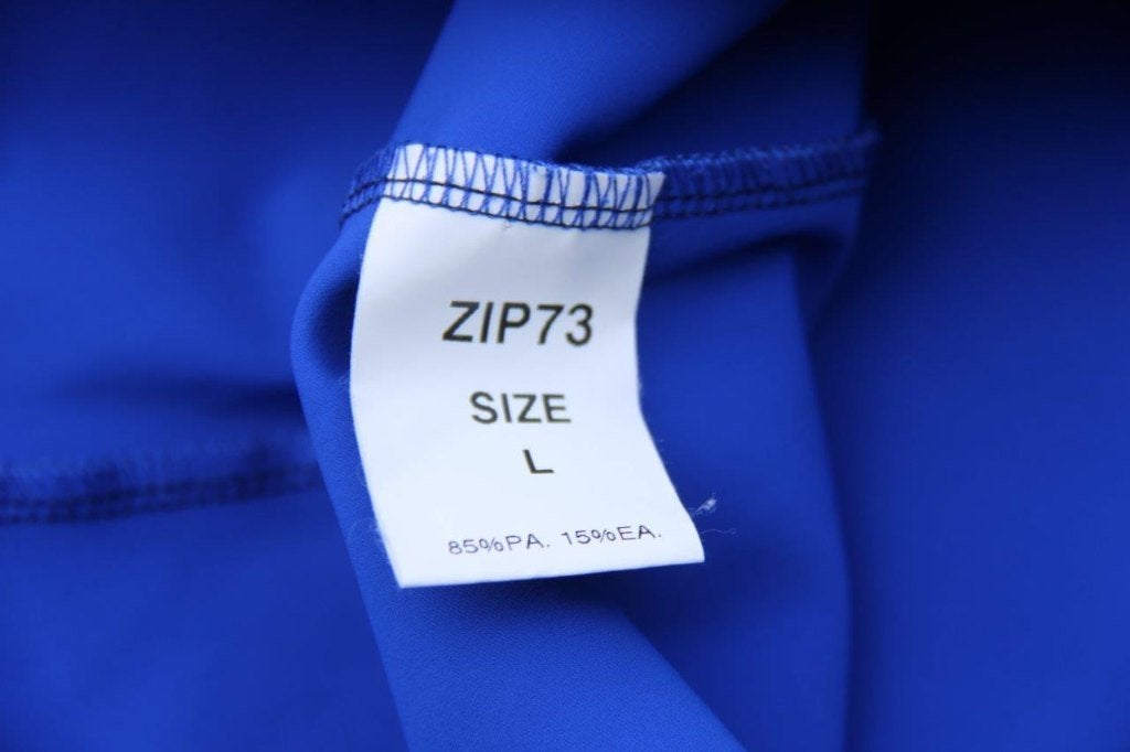 Jurk blauw/ oranje Zip73 mt L Vaste prijs, Kleding | Dames, Blauw, Maat 42/44 (L), Zip73, Ophalen of Verzenden