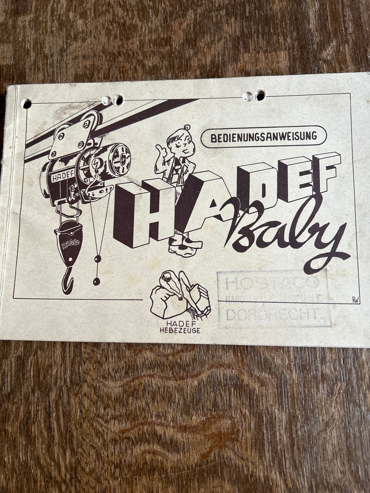 HADEF Baby takel handleiding, Ophalen of Verzenden