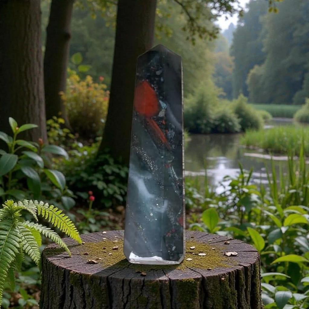 Vulkaan Jaspis punt ( SALE SALE SALE), Ophalen of Verzenden, Mineraal