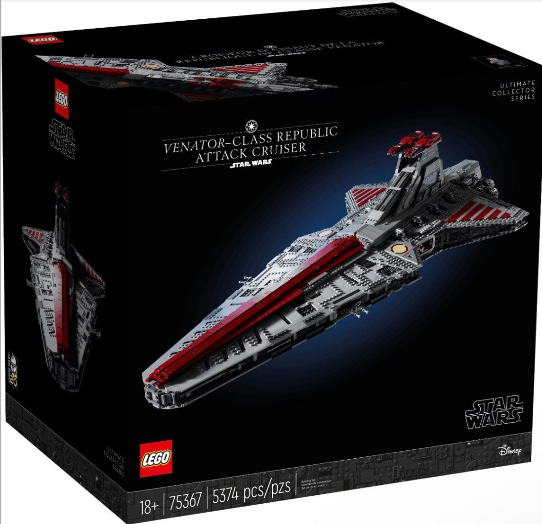 Lego 75367 Venator-Class Republic Attack Cruiser, Ophalen, Nieuw, Groter dan 1:72, Overige merken