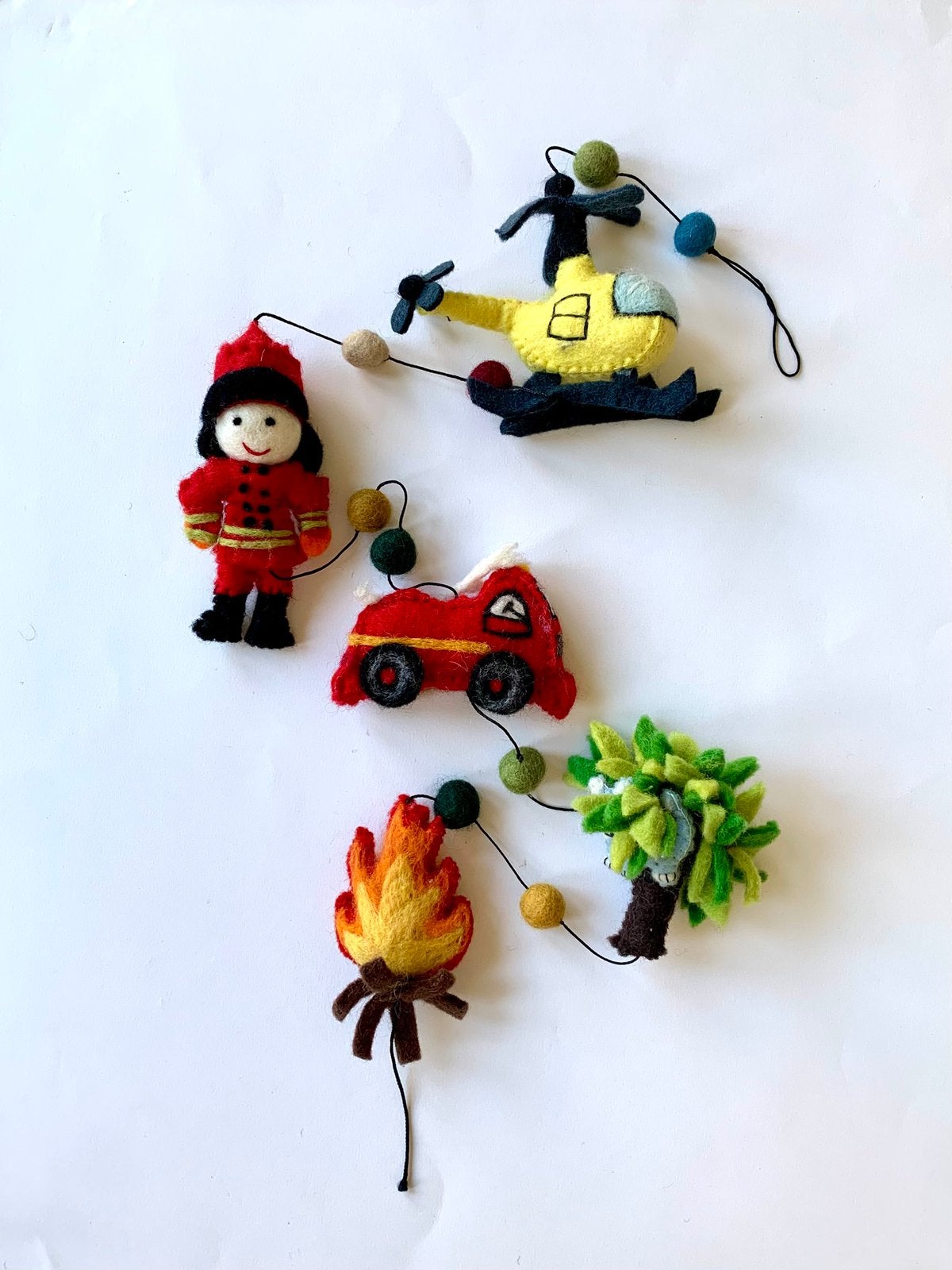 Fairtrade Vilten Slinger Brandweer, Overige merken, Ophalen of Verzenden, Zo goed als nieuw, Wanddecoratie