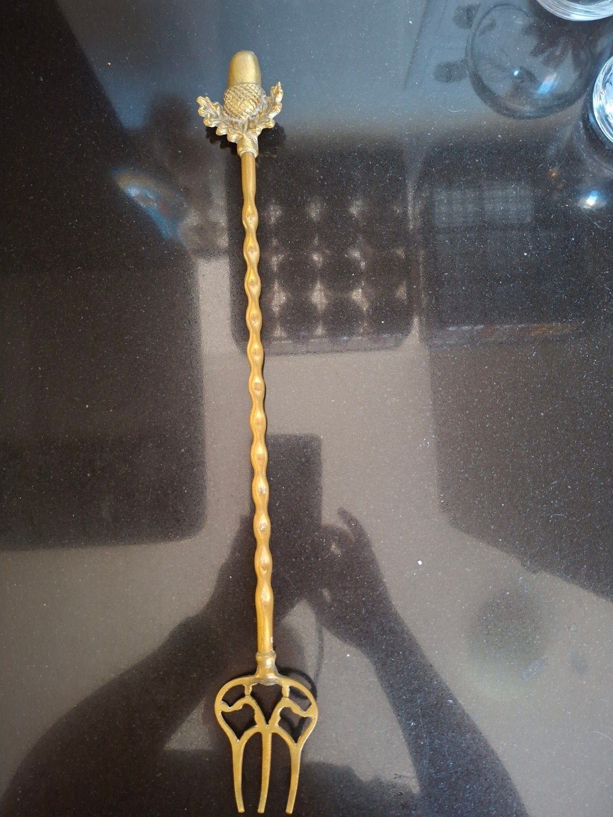 Koperen Toastervork, Antiek en Kunst, Ophalen of Verzenden, Koper
