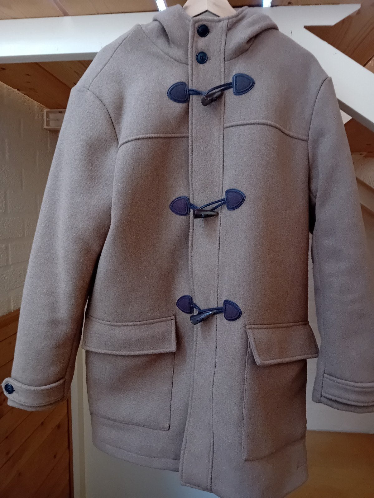 Clockhouse Duffle Coat/houtje touwtjejas - Zo goed als nieuw, Maat 48/50 (M), Beige, Ophalen of Verzenden, Zo goed als nieuw