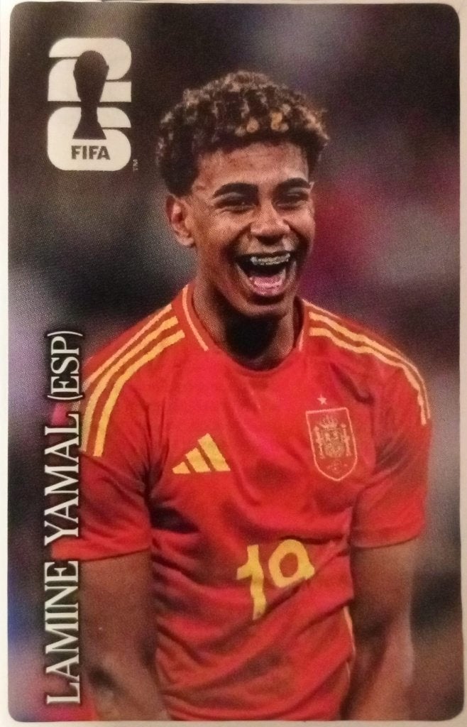 Panini FIFA World Cup 2026 Coca Cola Sticker Lamine Yamal, Buitenlandse clubs, Nieuw, Ophalen of Verzenden, Via Emilio Po 380 Modena 41126 IT