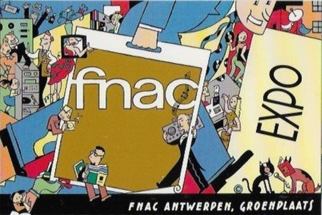 Ever Meulen uitnodiging vernissage FNAC 1989, Ophalen of Verzenden, 1980 tot heden, Ongelopen, Cultuur en Media