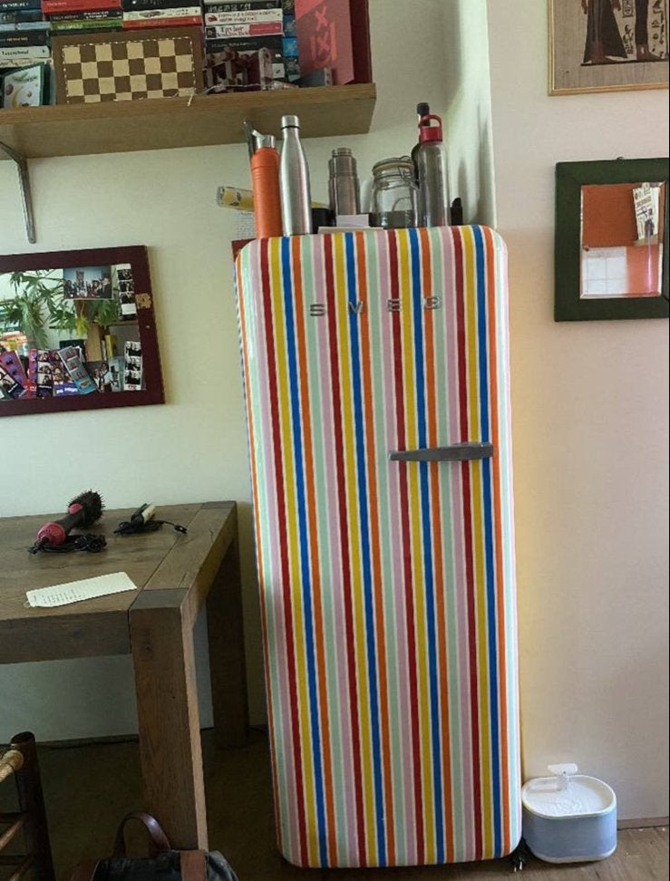 Unieke SMEG Koelkast A++ met Vriesvakken, Witgoed en Apparatuur, Vriezers en Diepvrieskisten, Minder dan 60 cm, 160 cm of meer