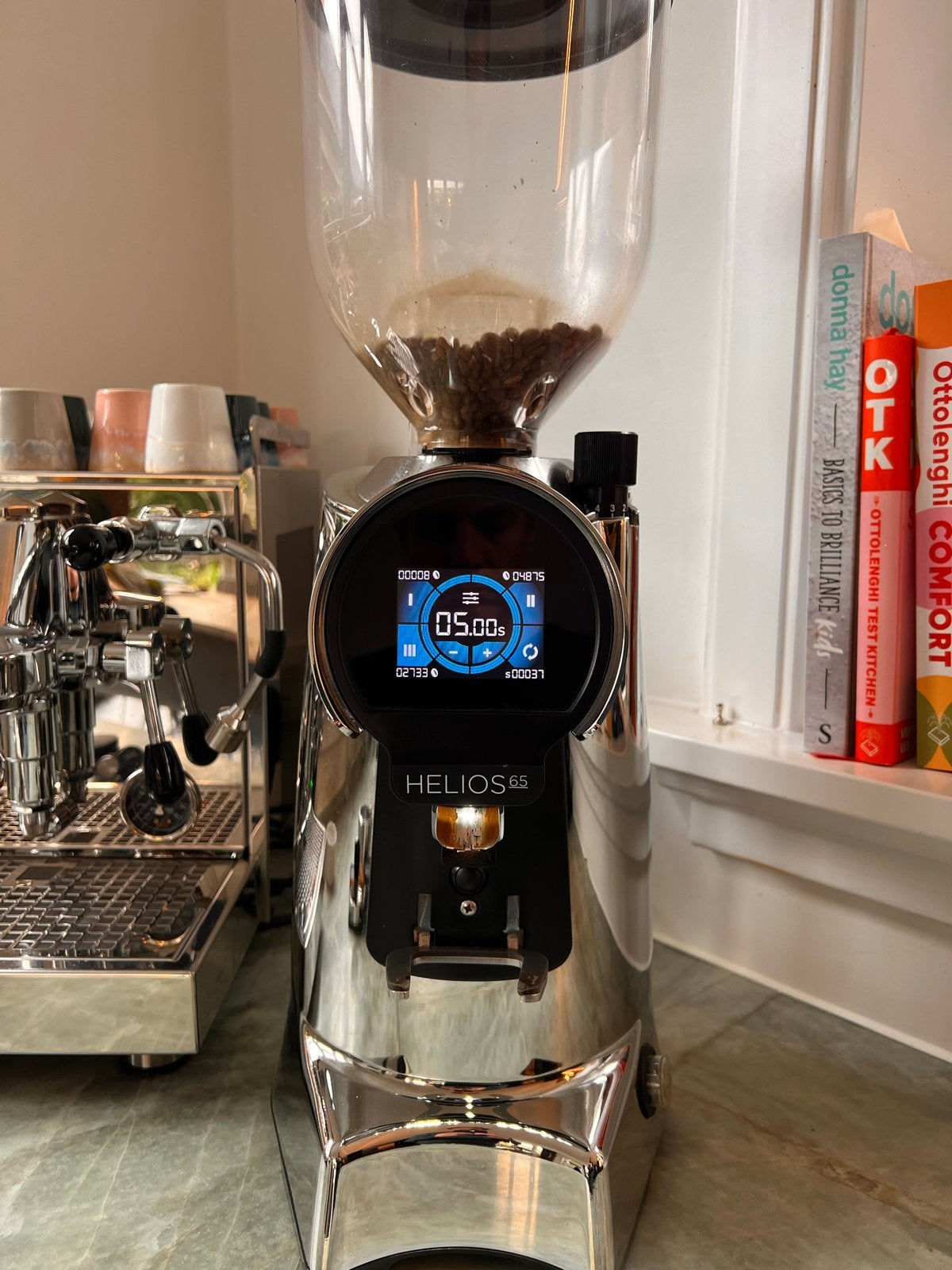 Eureka Helios 65 Koffiemolen - Chroom