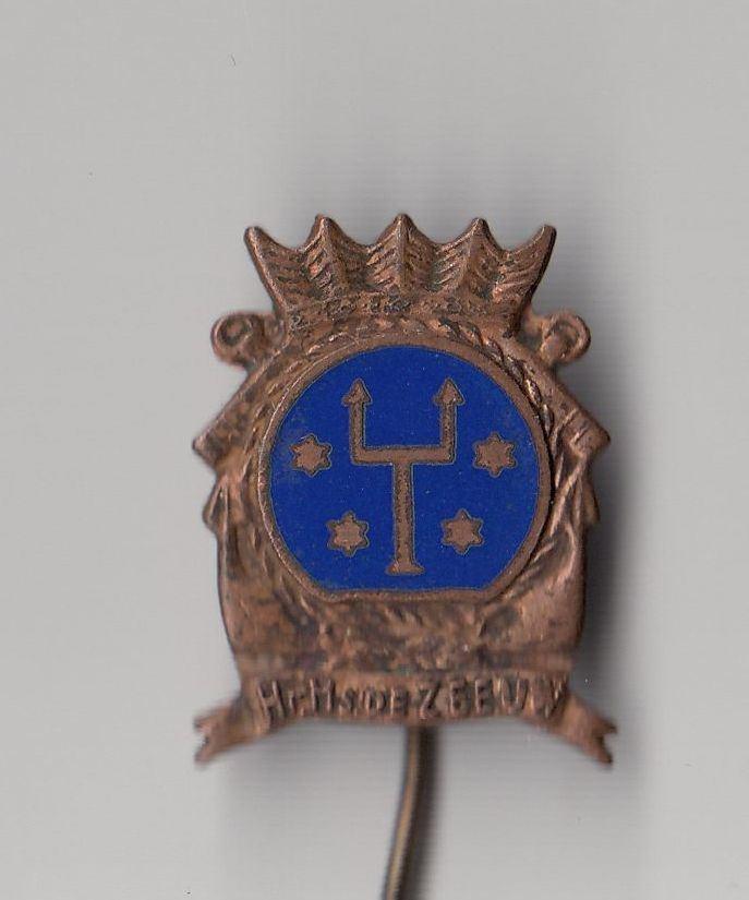 KM Koninklijke Marine Hr Ms de Zeeuw Schip speldje, Niet vindbaar, Niet vindbaar, Marine, Nederland
