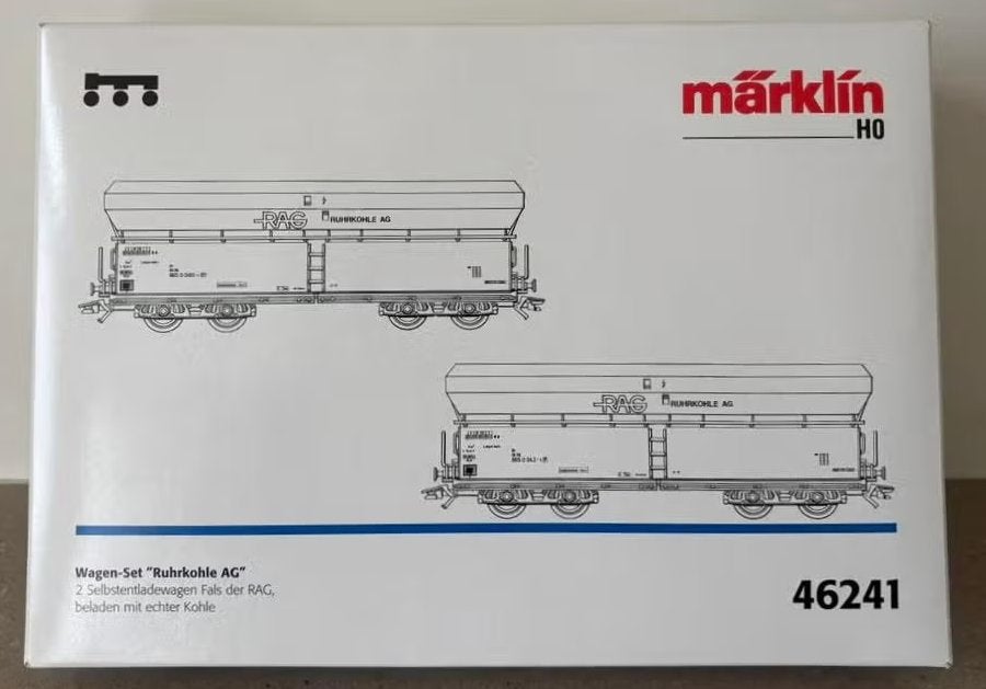 Marklin H0 46241 - 2-delige set Zelflossers Ruhrkohle AG ovp, Wisselstroom, Ophalen of Verzenden, Märklin, Nieuw