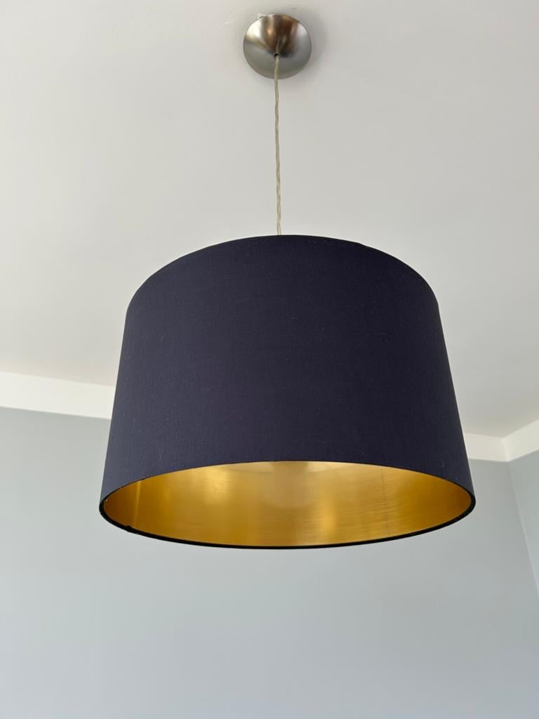 3x Zwarte lampenkap, Ophalen, Zo goed als nieuw, Stof, Minder dan 50 cm