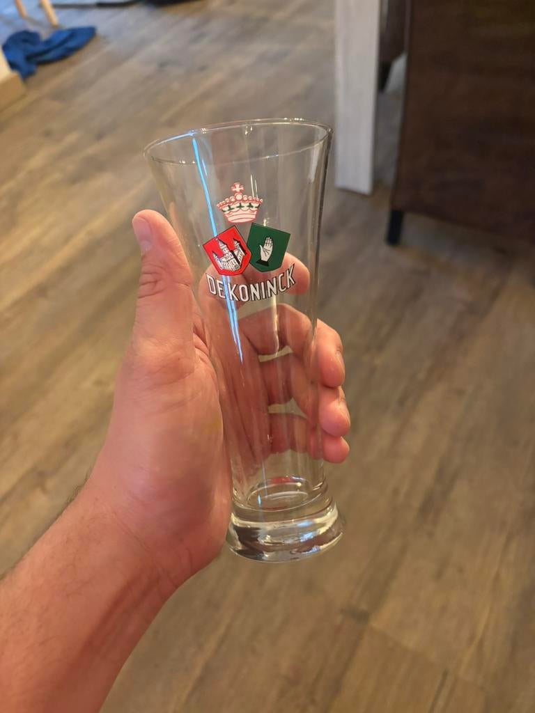 Bierglas retro De Koninck, Verzamelen, Biermerken, Ophalen of Verzenden, Zo goed als nieuw, Glas of Glazen, Overige merken