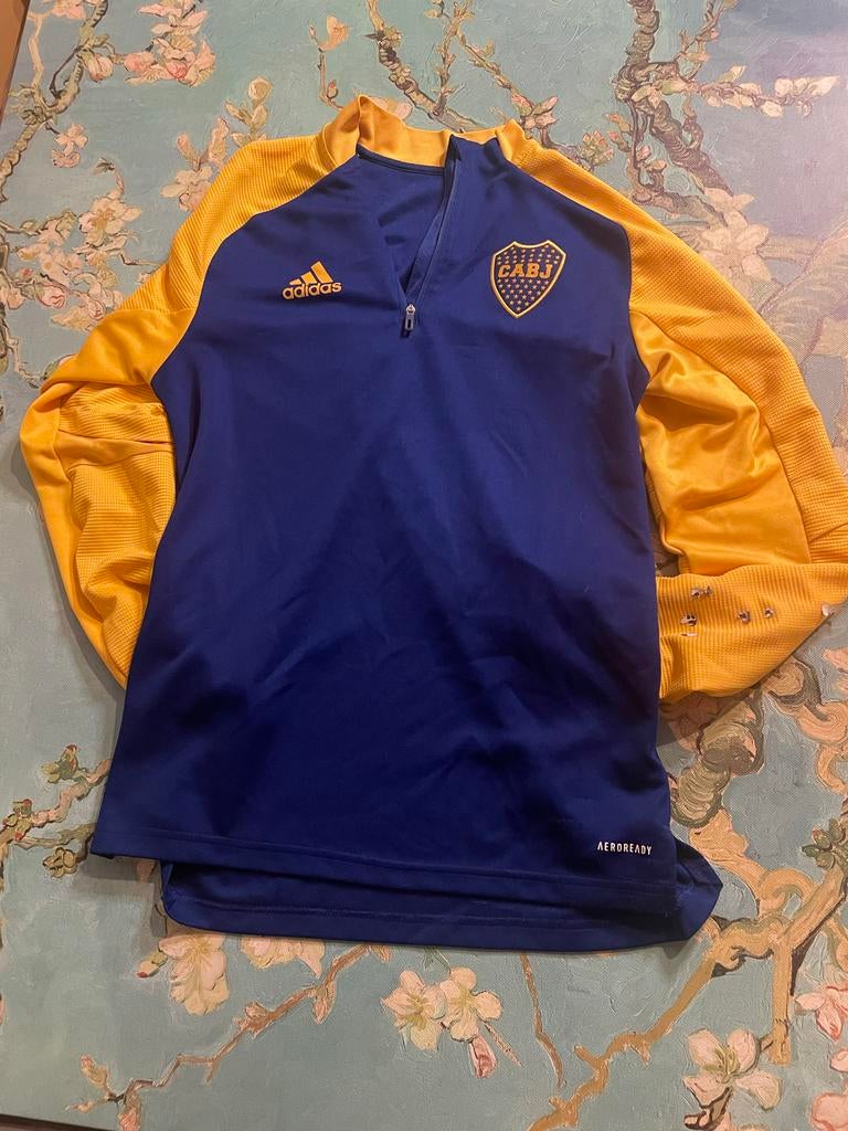 Boca Juniors trainingsjack Adidas Aeroready, Ophalen of Verzenden, Zo goed als nieuw, Overige maten, Blauw