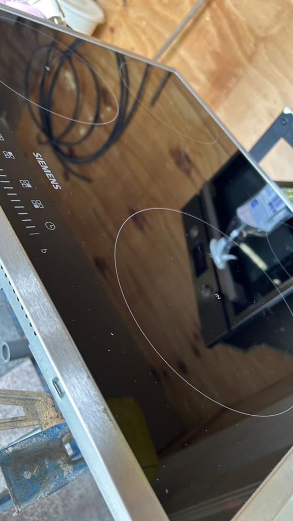 Siemens Inductiekookplaat - Zo goed als nieuw, Witgoed en Apparatuur, Ophalen, 4 kookzones, Zo goed als nieuw, Inbouw
