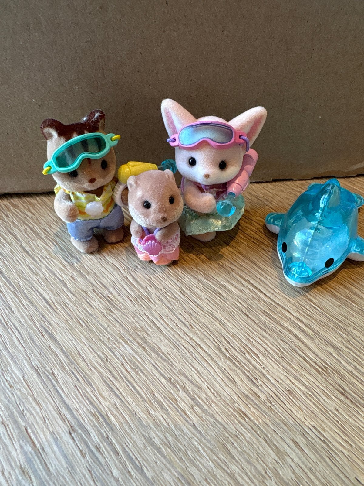 Sylvanian Families Trio Peutervriendjes Zwembadfun 5749, Ophalen of Verzenden, Gebruikt, Jongen of Meisje