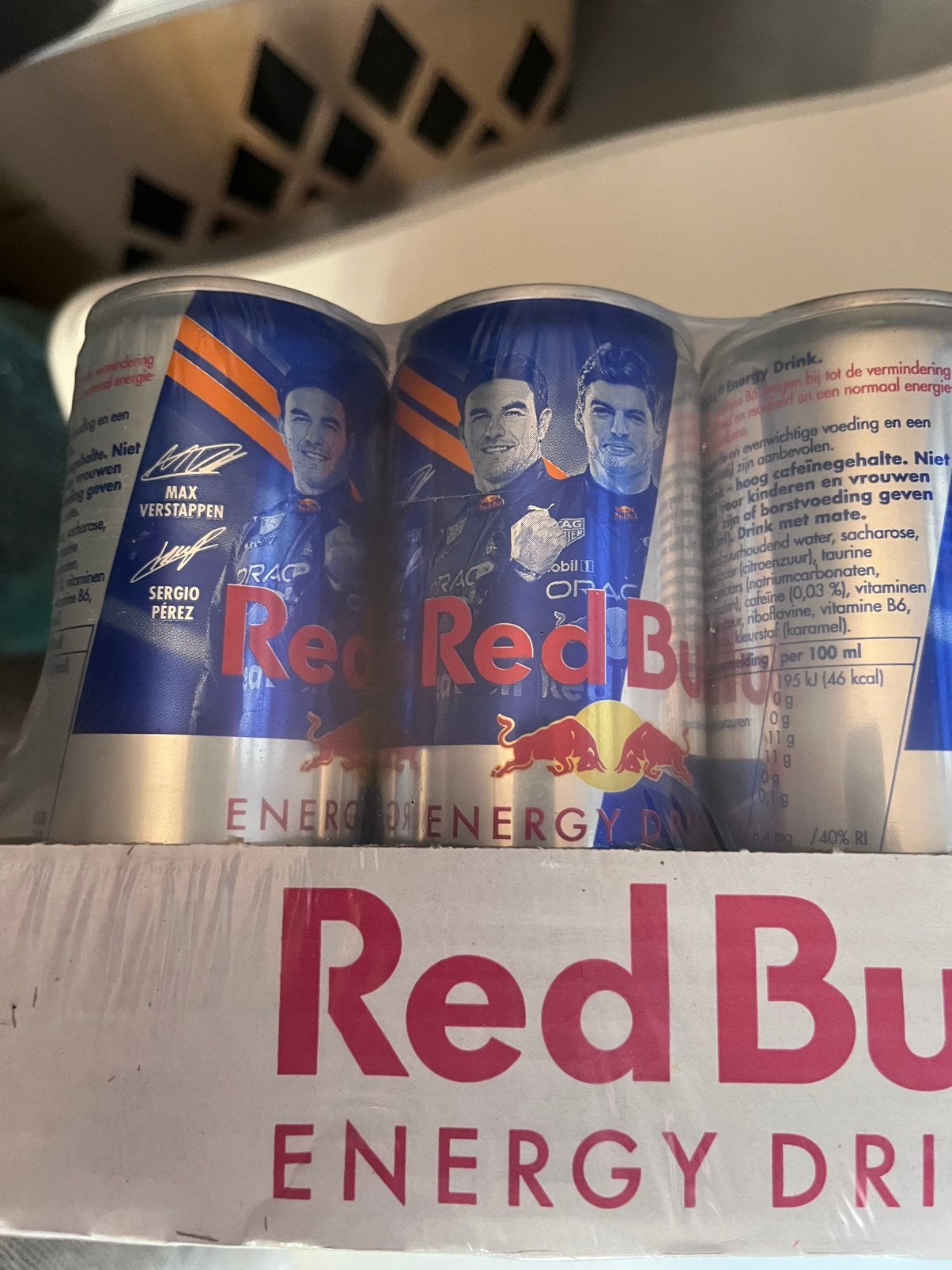 Max Verstappen limited editions Red Bull blikjes, Ophalen of Verzenden, Nieuw, Formule 1