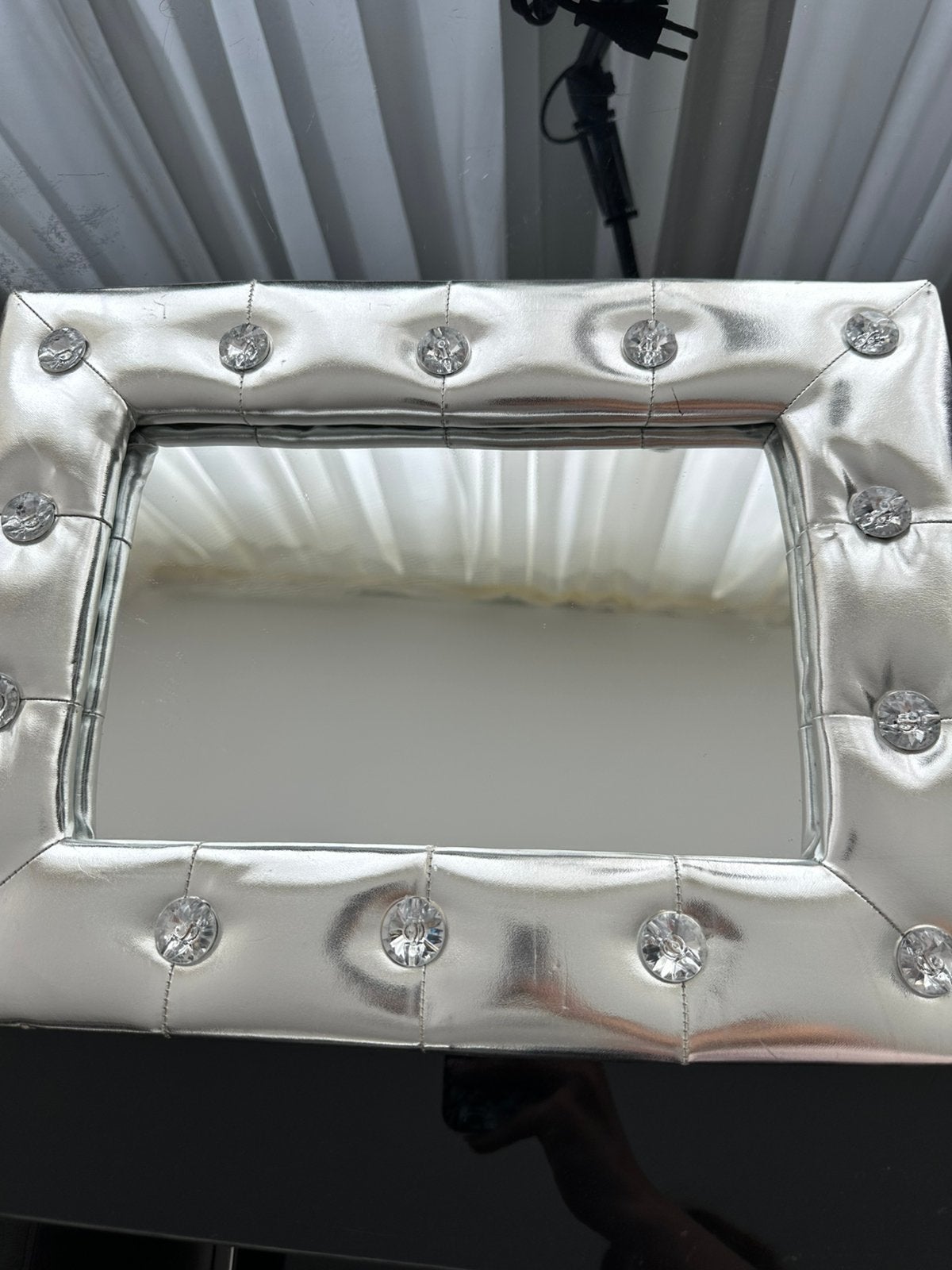Kleine spiegel, Huis en Inrichting, Woonaccessoires | Spiegels, Ophalen of Verzenden, Rechthoekig, Minder dan 50 cm, Minder dan 100 cm