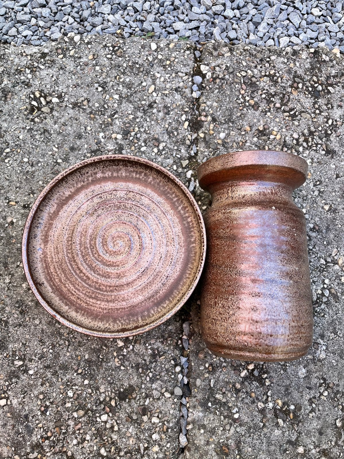 Vintage Zenith Mobach Zaalberg keramische pot en schaal, Verzenden