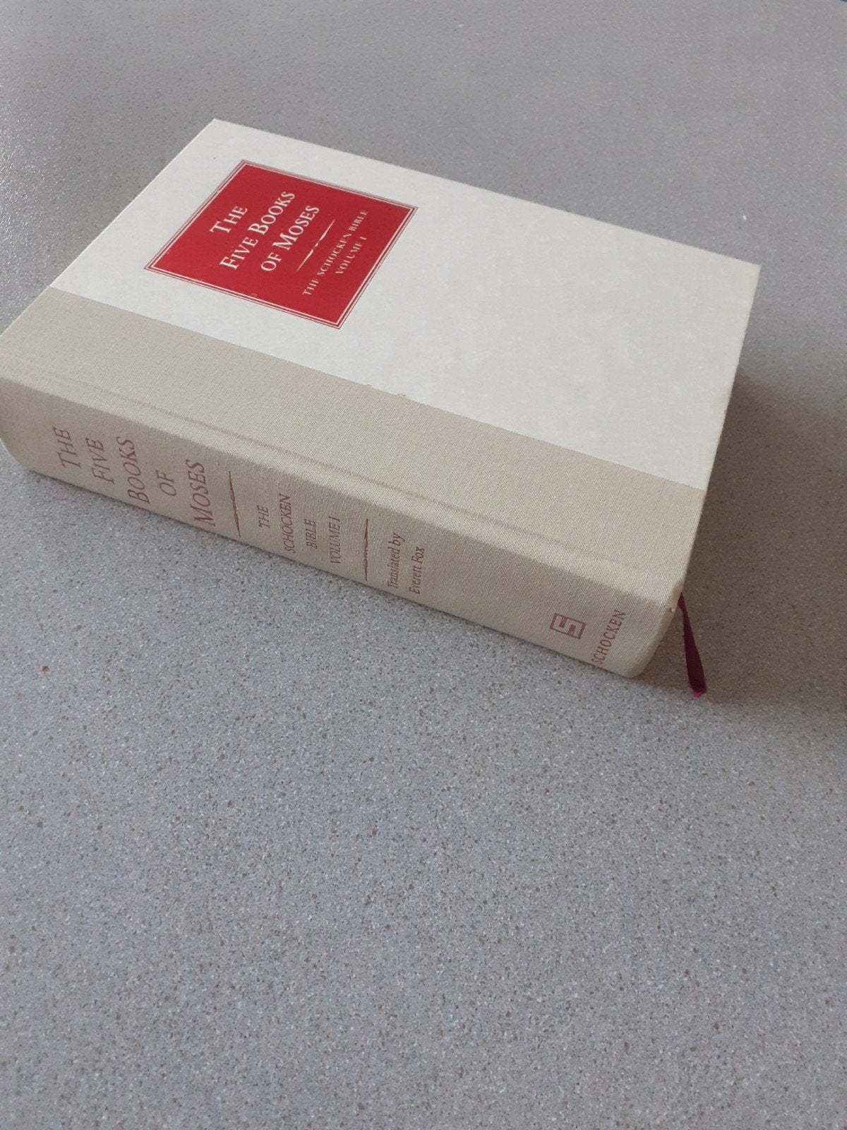 The Five Books of Moses - The Schocken Bible Volume I, Achtergrond en Informatie, Spiritualiteit algemeen, Verzenden, Zo goed als nieuw