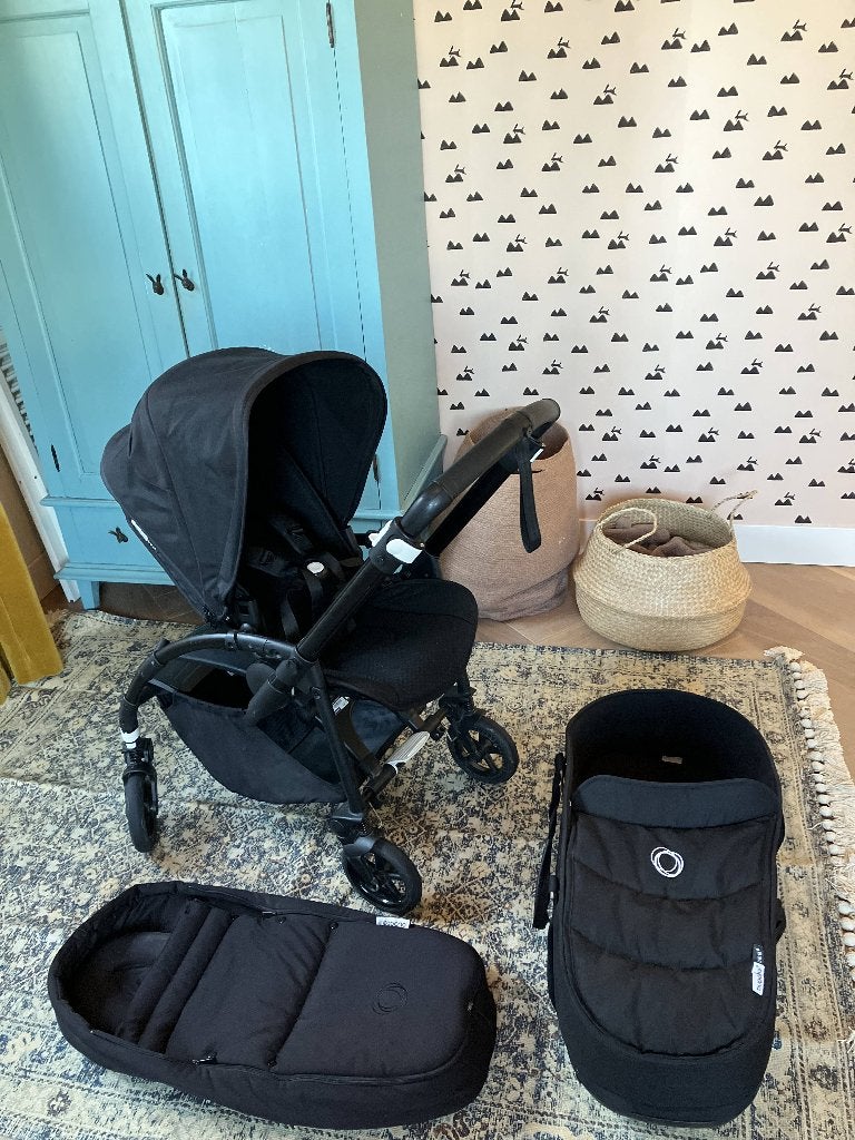 Bugaboo Bee 6 All Black (2023), Ophalen, Gebruikt, Bugaboo, Combiwagen
