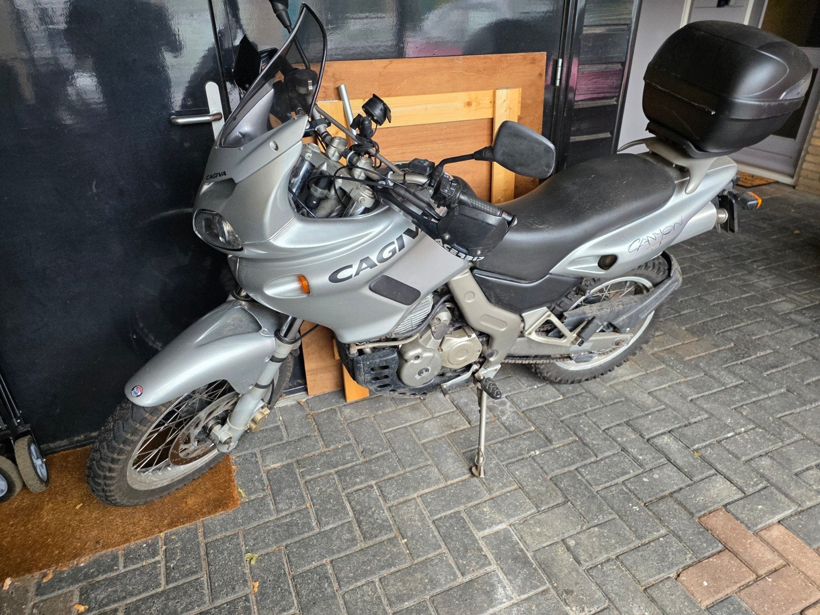 Cagiva Canyon 500 - Goed onderhouden 1-cilinder funmotor, Handvatverwarming, Gebruikt, Particulier, Enduro