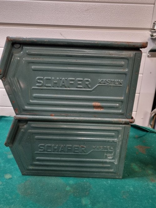 bakken metaal schafer vintage, Ophalen of Verzenden, 'T Olde Gre-j, Info@toldegrej.nl, Endepoelstraat 20f Didam