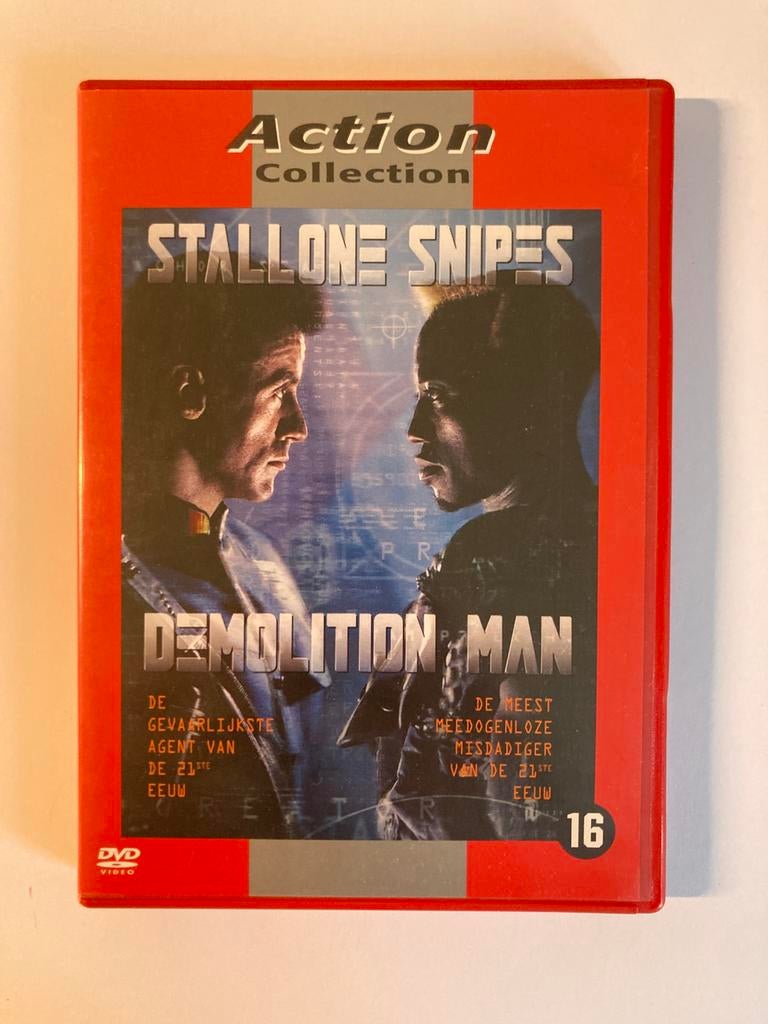 Demolition Man, 1993 / DVD / Action Collection uitgave, Vanaf 16 jaar, Ophalen of Verzenden, Zo goed als nieuw, Science Fiction