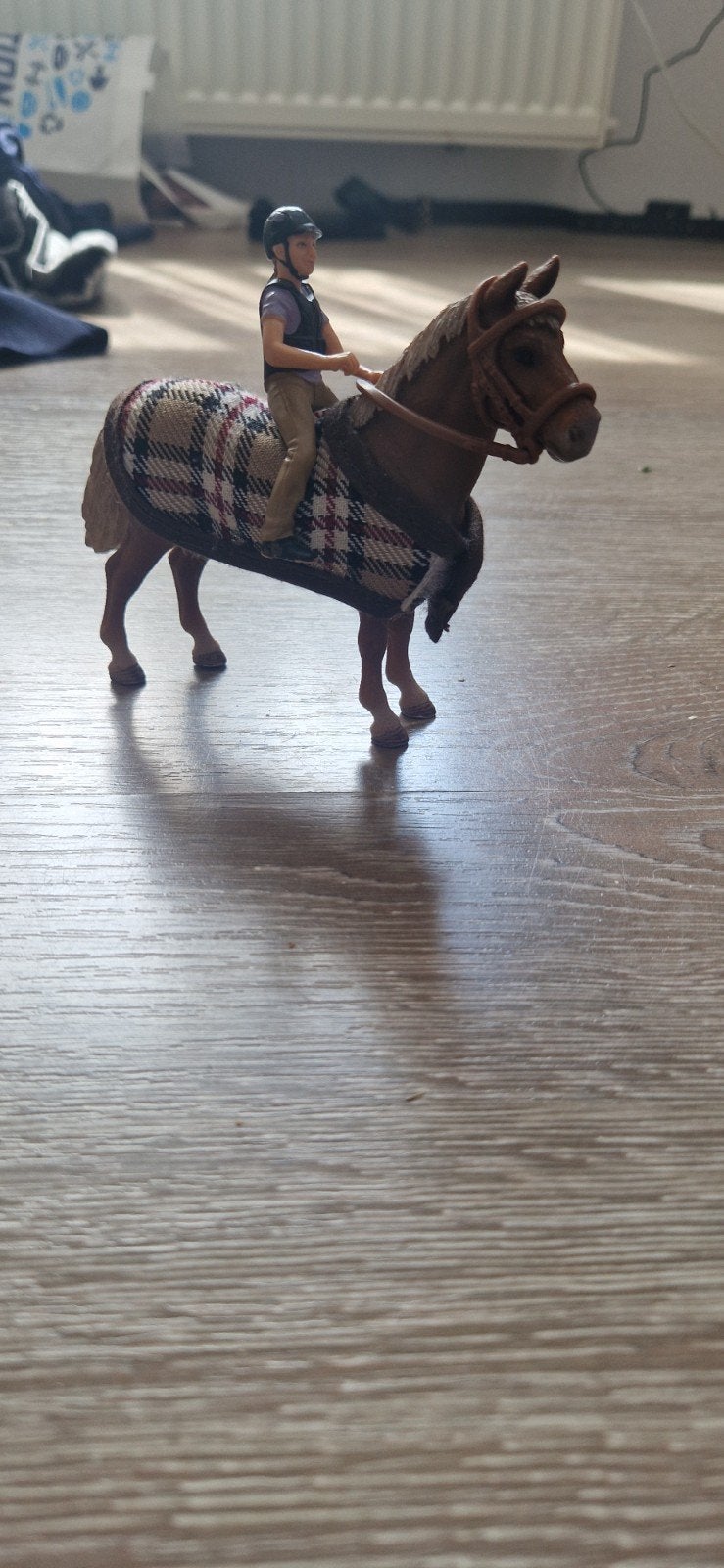 Schleich paard met poppetje, Verzamelen, Dierenverzamelingen, Ophalen of Verzenden, Zo goed als nieuw, Paard, Beeldje of Figuurtje