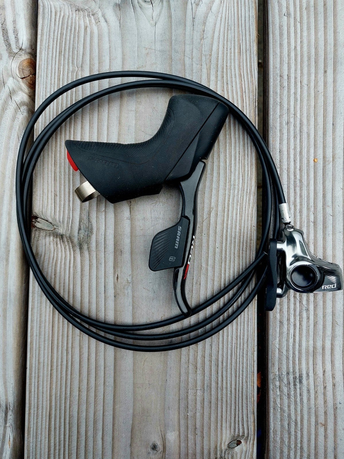 SRAM Red etap 11-speed rechter shifter + schijfremklauw, Ophalen of Verzenden, Gebruikt, Gravelbike, SRAM