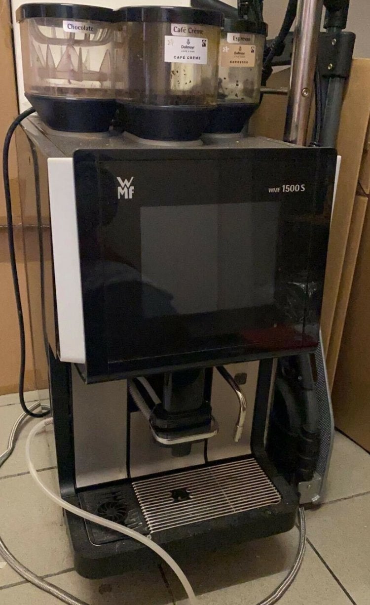 Wmf 1500s cacao dynamic milk Koffiemachine, Witgoed en Apparatuur, 10 kopjes of meer, Ophalen, Zo goed als nieuw, Koffiemachine