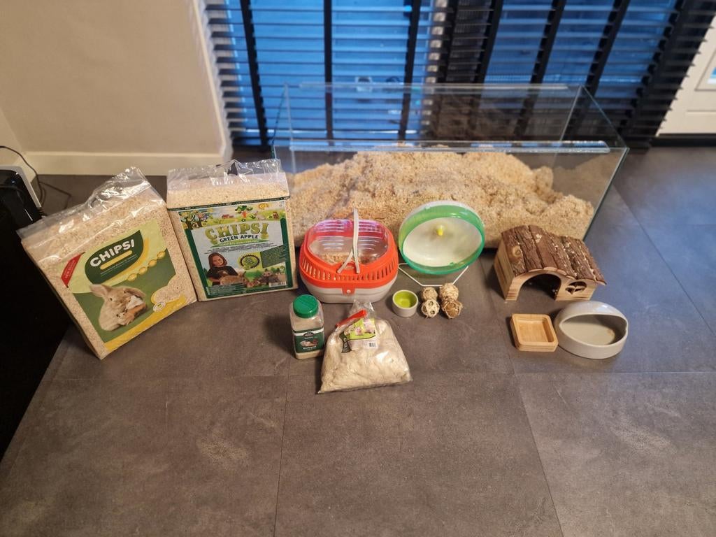 Hamster verblijf hamster kooi terrarium, Minder dan 75 cm, Ophalen, Minder dan 60 cm, Hok