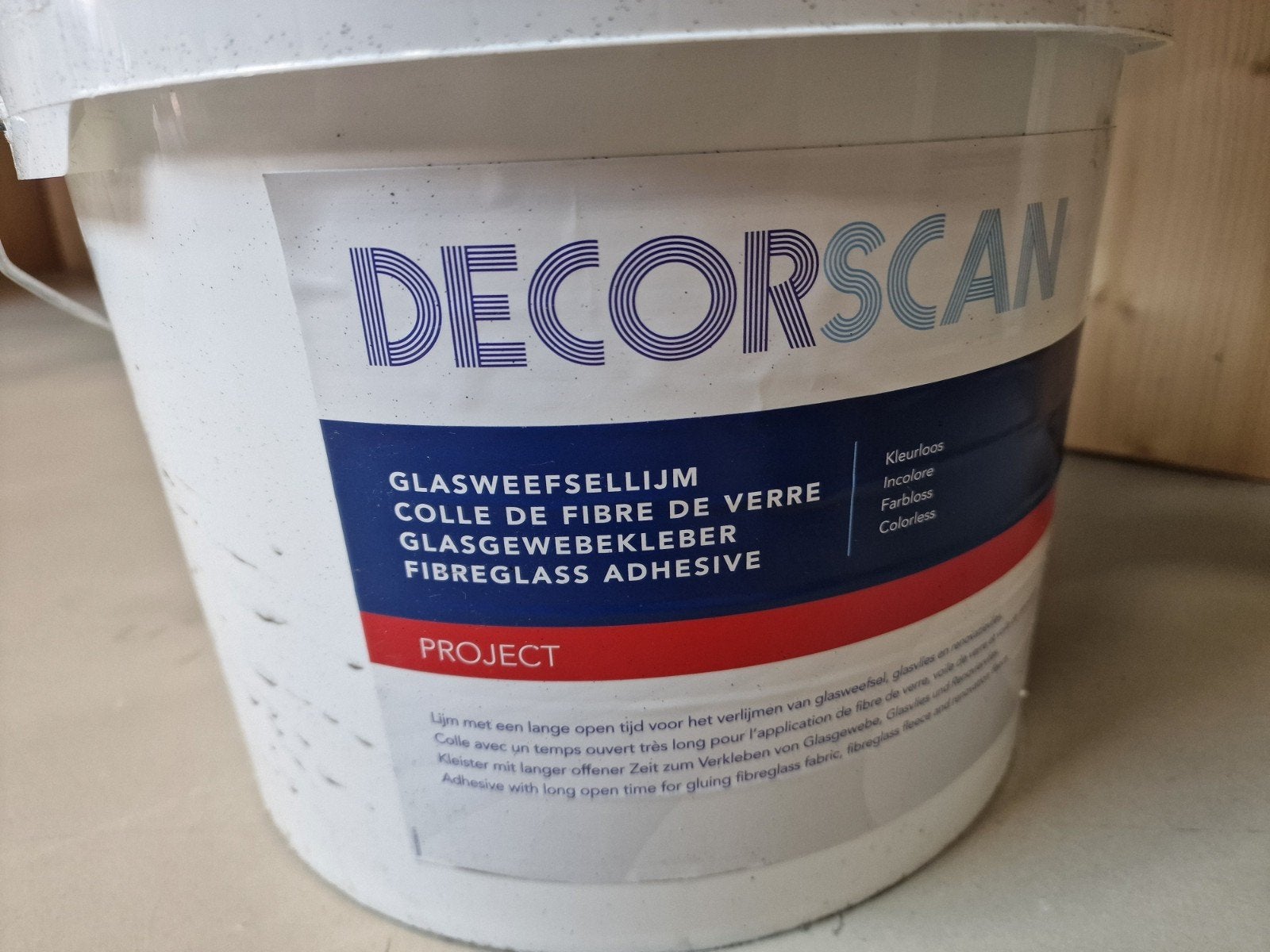 DecorScan Glasweefsellijm - 10KG voor 30m², Ophalen