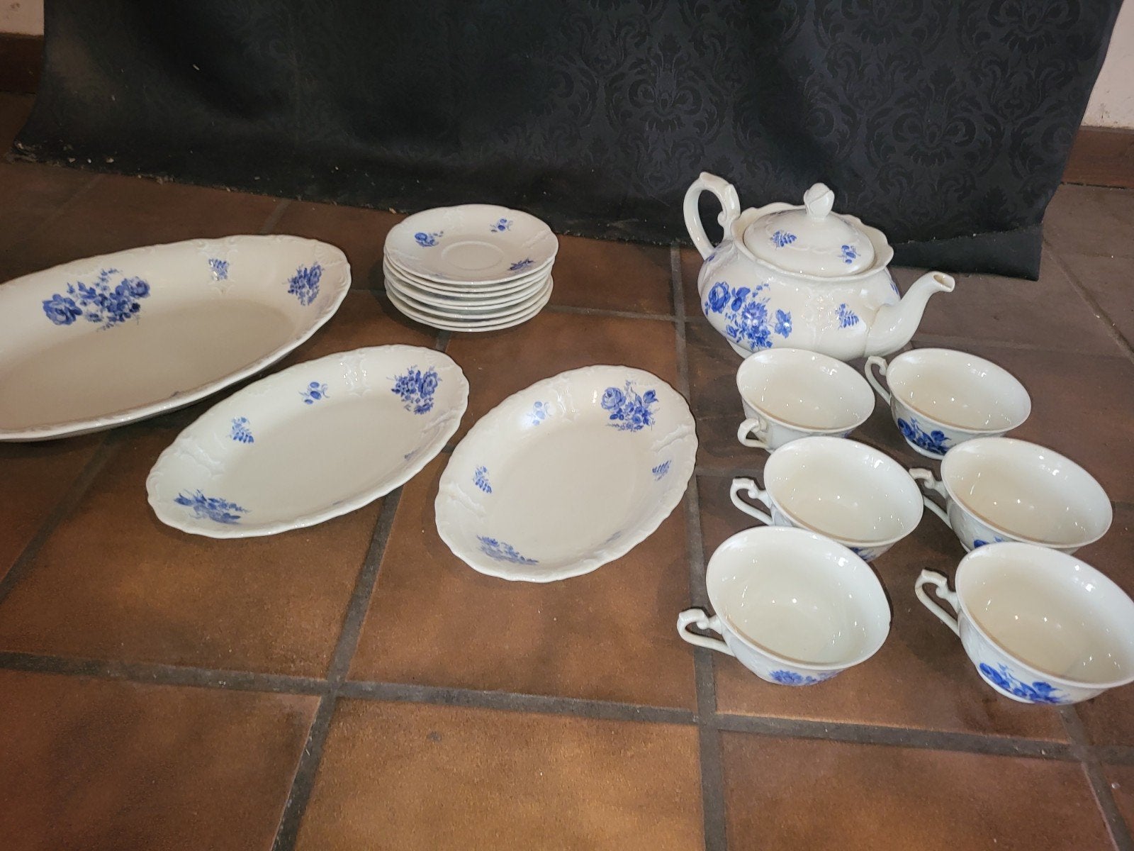 Mooi Mosa Servies Set - Schalen, Theepot, Kopjes, Schotels, Huis en Inrichting, Overige merken, Klassiek, Ophalen of Verzenden