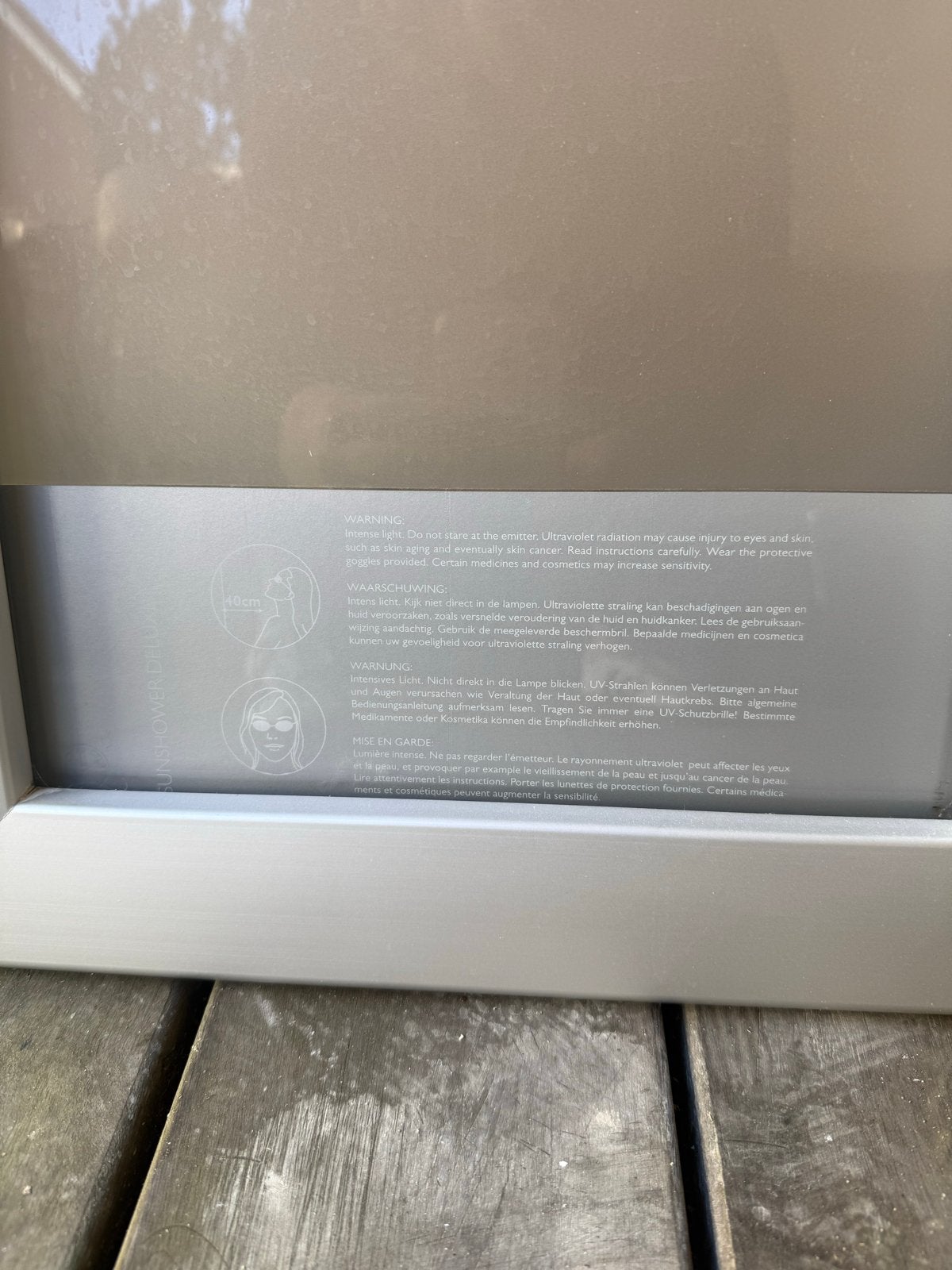 Sunshower Pure XL - Infrarood en UV-licht, Witgoed en Apparatuur, Zonnebanken en Gezichtsbruiners, Ophalen, Gebruikt, Overige modellen