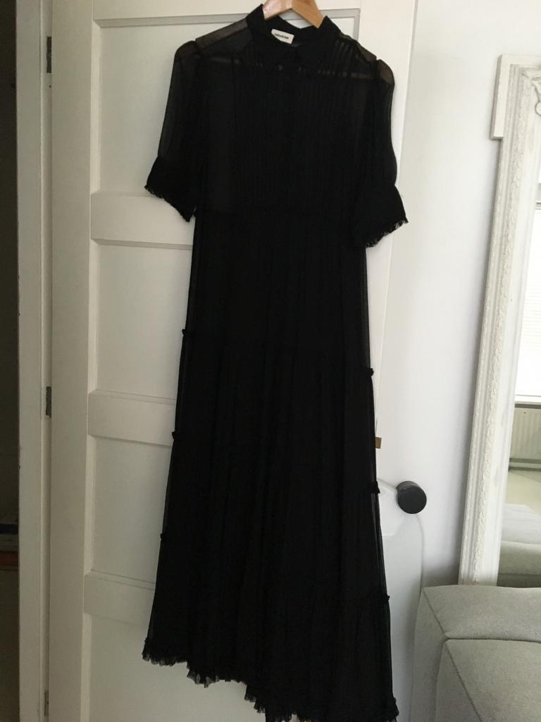 Zadig Voltaire Maxi jurk xs/s, Verzenden, Zwart, Zo goed als nieuw, Maat 34 (XS) of kleiner