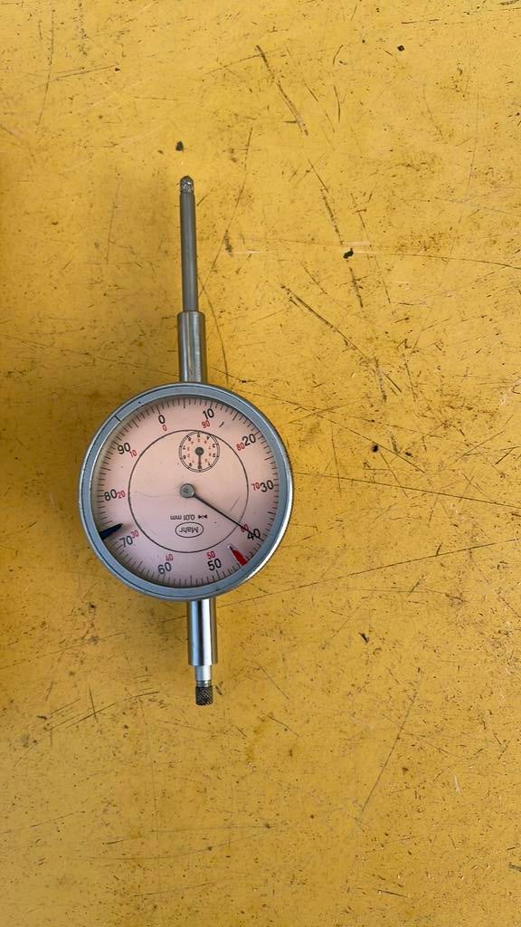 Meetklok 30 mm Mahr 0.01 mm, Ophalen of Verzenden, Zo goed als nieuw, Afstand