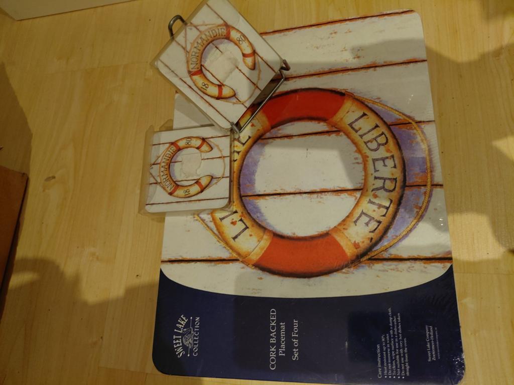 Placemats met Reddingsboei, Watersport en Boten, Ophalen of Verzenden, Nieuw