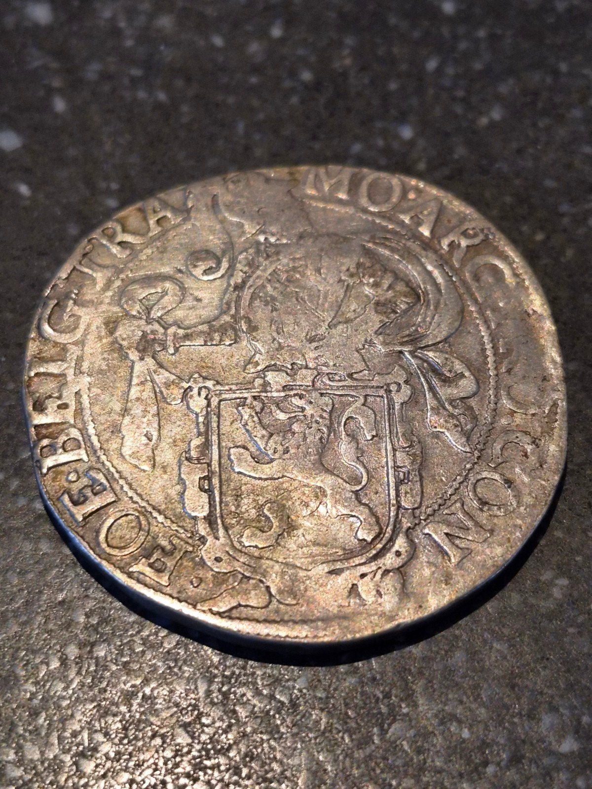 Zilveren Leeuwendaalder Overijssel 1617 - 26,63 gram, Vóór koninkrijk, Zilver, Losse munt, Overige waardes