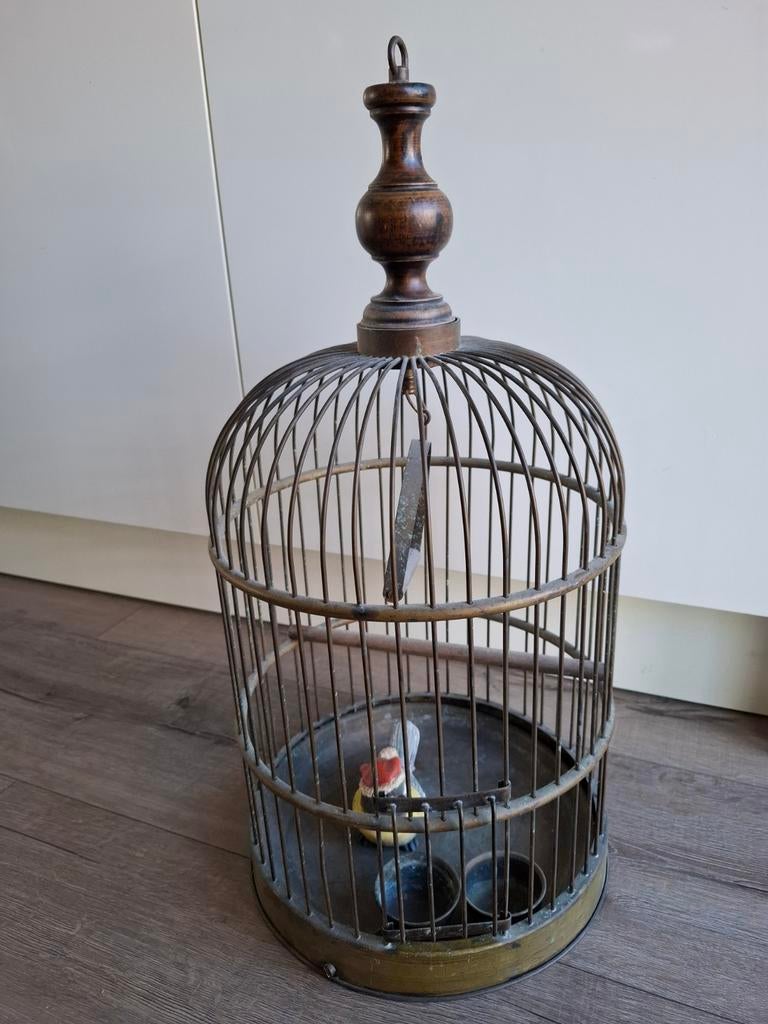 Vogelkooi koper/brons, Ophalen