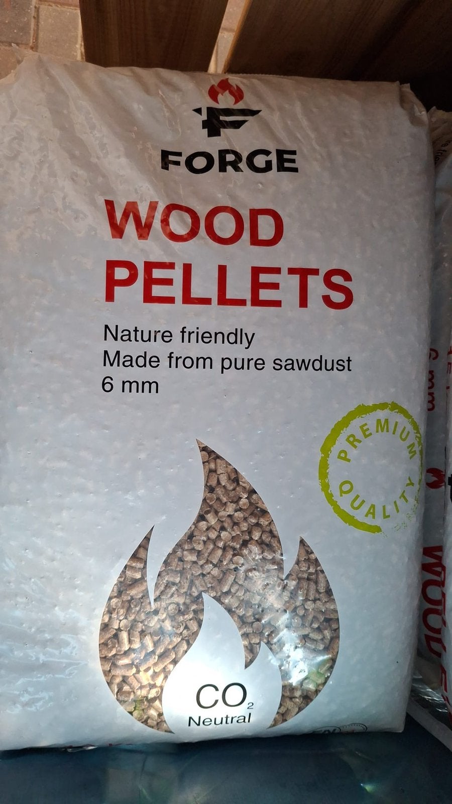 Wood pellets 35 zakken 15kg 6,75€ ps, Tuin en Terras, Haardhout, Minder dan 3 m³, Ophalen