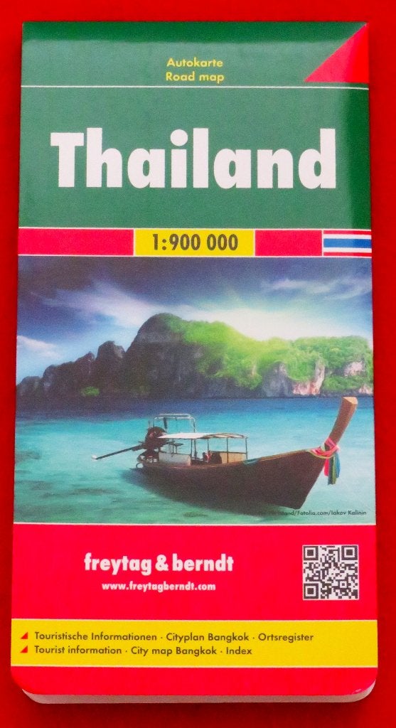 NIEUWE routekaart, wegenkaart Thailand, Ophalen, Overige gebieden, 2000 tot heden, Nieuw