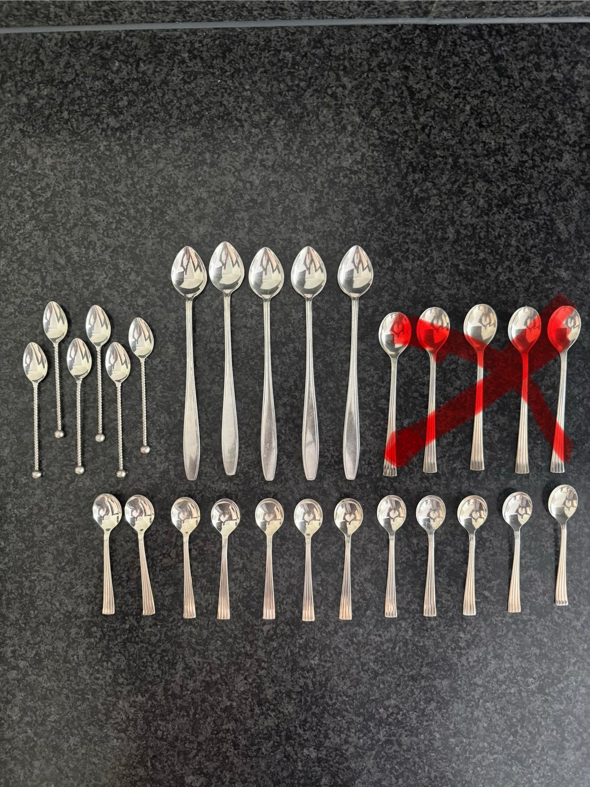 Diverse verzilverde lepeltjes van Douwe Egberts, Verzamelen, Ophalen of Verzenden, Gebruikt, Metaal, Bestek